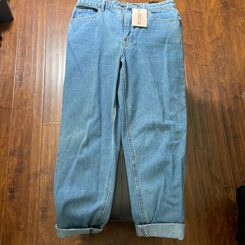 Petite Missguided mom Jean high rise